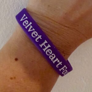 Velvet Heart Wristband